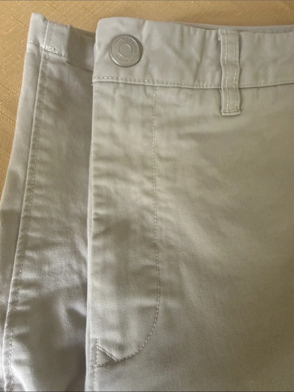 Bonobos Light Khaki Flat-Front Shorts - 9 inch inseam